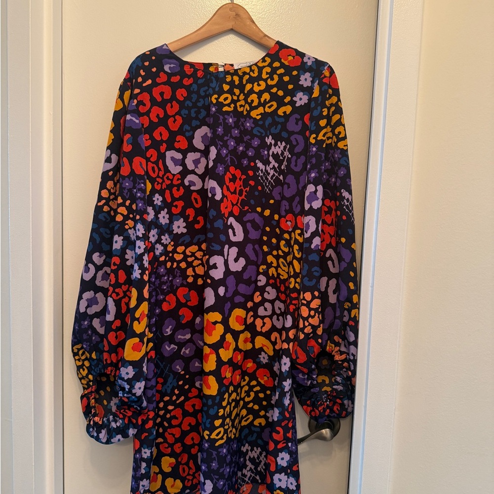 Colorful Animal Print Dress